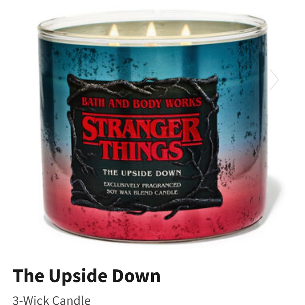Bath and Body Works.  3-Wick Candle.  The Upside Down.  Brand New.